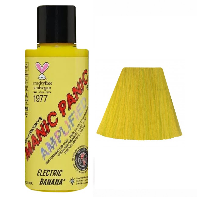 Усиленная краска для волос Electric Banana Amplified™ Squeeze Bottle - Manic Panic